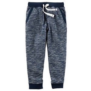 Toddler Boy Carter's French Terry Pull-On Marled Jogger Pants