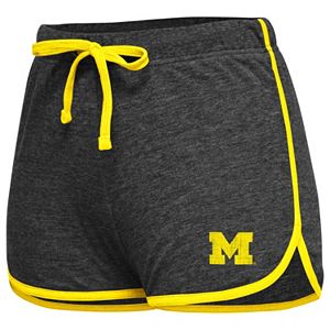 Juniors' Campus Heritage Michigan Wolverines Get A Strike Gym Shorts