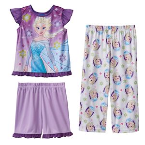 Disney's Frozen Anna & Elsa Toddler Girl 3-pc. Pajama Set