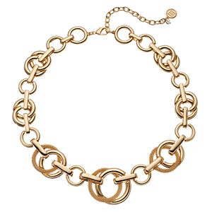Dana Buchman Mesh Circle Link Necklace