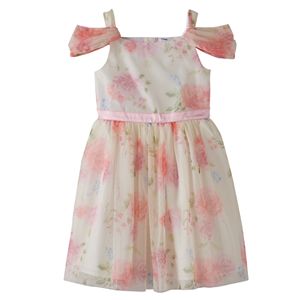 Disney's Beauty and the Beast Toddler Girl Floral Cold-Shoulder Dress by Jumping Beans®