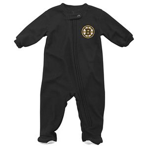 Baby Reebok Boston Bruins Footed Pajamas