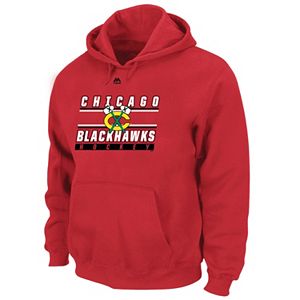 Big & Tall Majestic Chicago Blackhawks Logo Hoodie