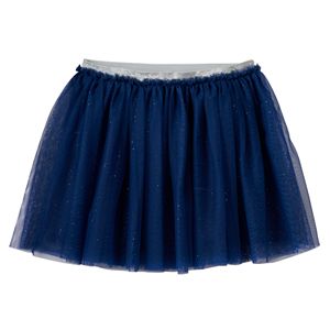 Girls Plus Size SO® Glitter Mesh Skirt