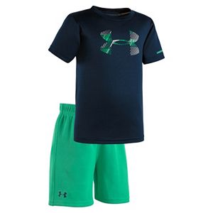 Toddler Boy Under Armour Hyper Logo Tee & Shorts Set
