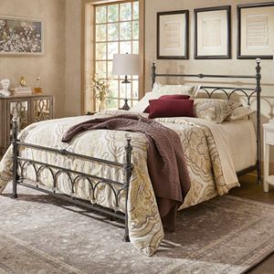 HomeVance Adena Faux Crystal Poster Bed