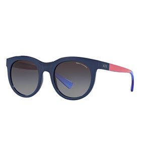 Armani Exchange AX4053S 51mm Round Gradient Sunglasses