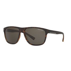 Armani Exchange AX4052S 58mm Rectangle Sunglasses