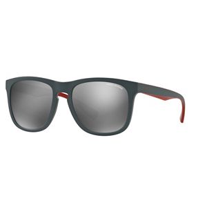 Armani Exchange AX4058S 55mm Square Mirror Sunglasses