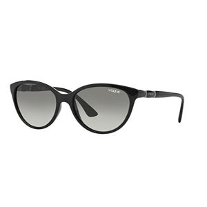 Vogue VO2894S 56mm Timeless Oval Gradient Polarized Sunglasses with Swarovski Elements