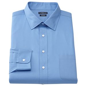 Men's Croft & Barrow® Slim-Fit Broadcloth Spread-Collar Dress Shirt