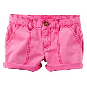 Toddler Girl Carter's Roll-Cuff Shorts