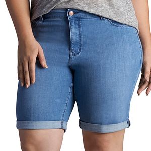 Plus Size Lee Gunnison Bermuda Jean Shorts