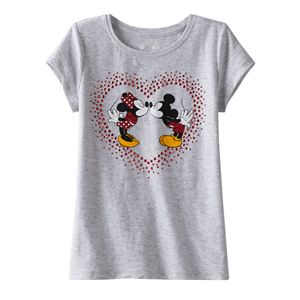 Disney's Mickey & Minnie Mouse Toddler Girl Rhinestone Tee by Jumping Beans®
