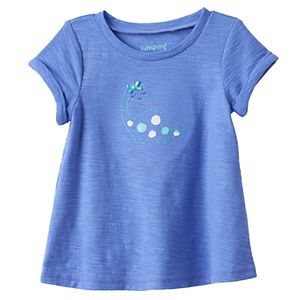 Baby Girl Jumping Beans® Slubbed Graphic Tee