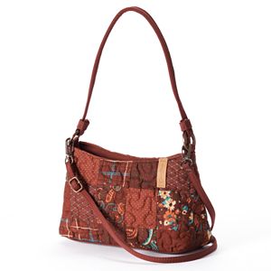 Donna Sharp Kylie Quilted Patchwork Mini Hobo