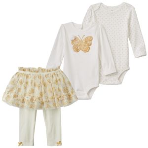 Baby Girl Baby Starter's Glitter Butterfly Mix & Match Collection